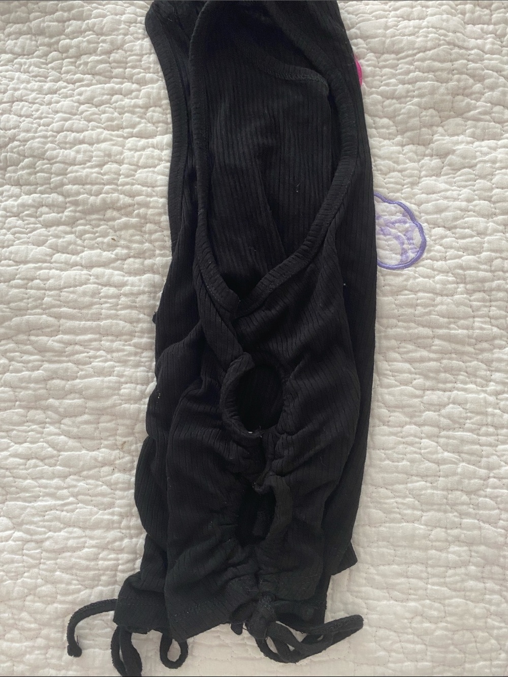 Garage Ribbed Keyhole Tank Top - Picture 2 of 3